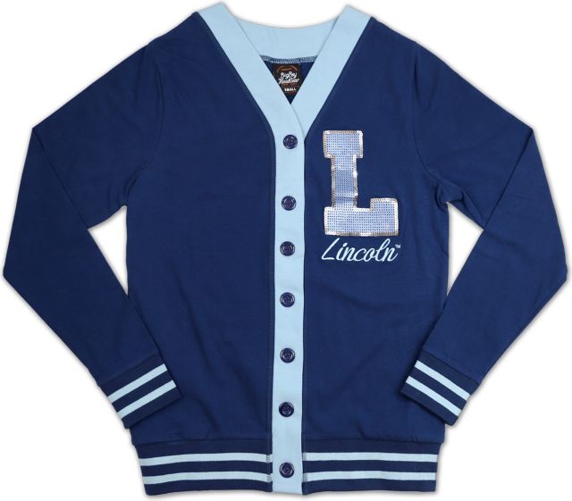 Lincoln University Women's Sequin Patch Cardigan