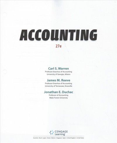 Accounting (Loose Pgs)(w/CengageNow Access Code)