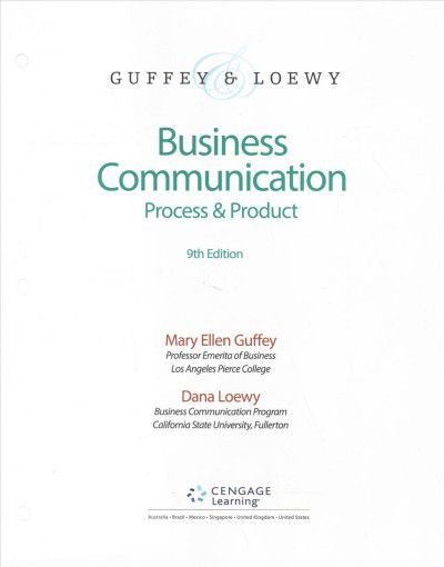 Business Communication (Loose Pgs)(w/Mindtap Acc)