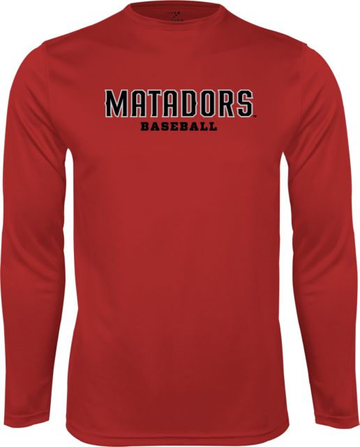 Cal State Northridge Performance Longsleeve Shirt Matadors Baseball - ONLINE ONLY