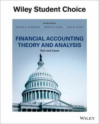 Financial Accounting Theory & Analysis