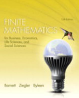 Finite Mathematics etc (w/out Access Code)
