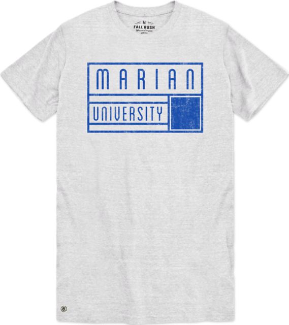Marian University  Short Sleeve Crew Neck Triblend T-Shirt