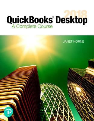 Quickbooks 2018 Desktop: A complete Course
