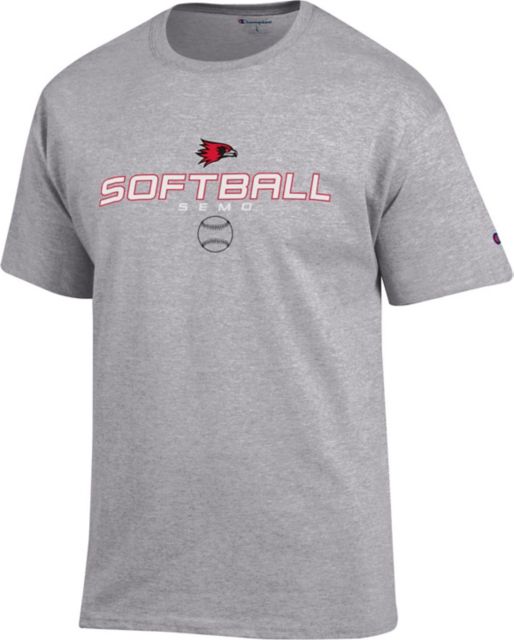 Southeast Missouri State University Redhawks Softball Short Sleeve T-Shirt