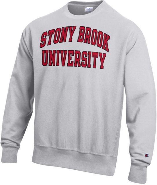 Stony Brook University Reverse Weave Crew Neck Sweatshirt
