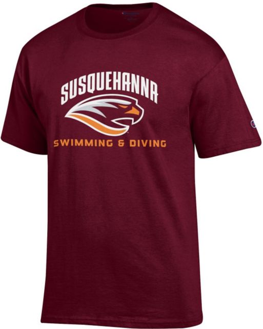 Susquehanna University River Hawks Swimming Short Sleeve T-Shirt