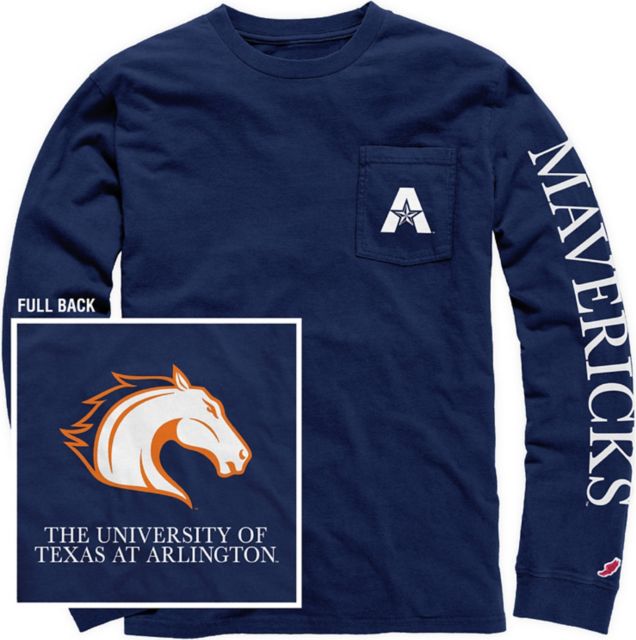 University of Texas at Arlington Vintage Washed Long Sleeve Pocket T-Shirt