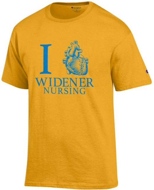 Widener University  I Heart Nursing Short Sleeve T-Shirt